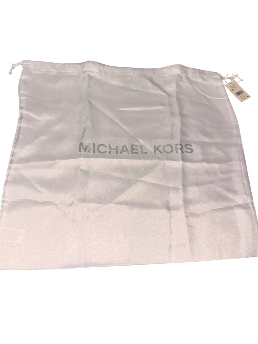 MICHAEL KORS White Drawstring Dust Bag NWT